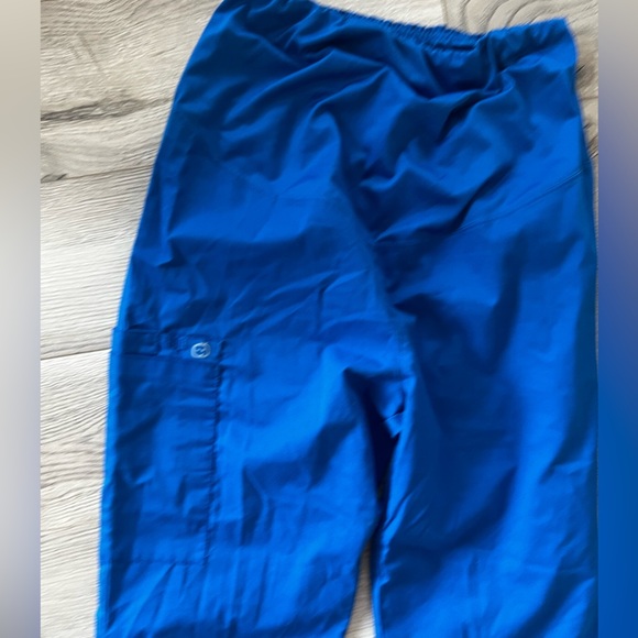 Wonder wink women’s maternity blue scrub Pants - Picture 2 of 5